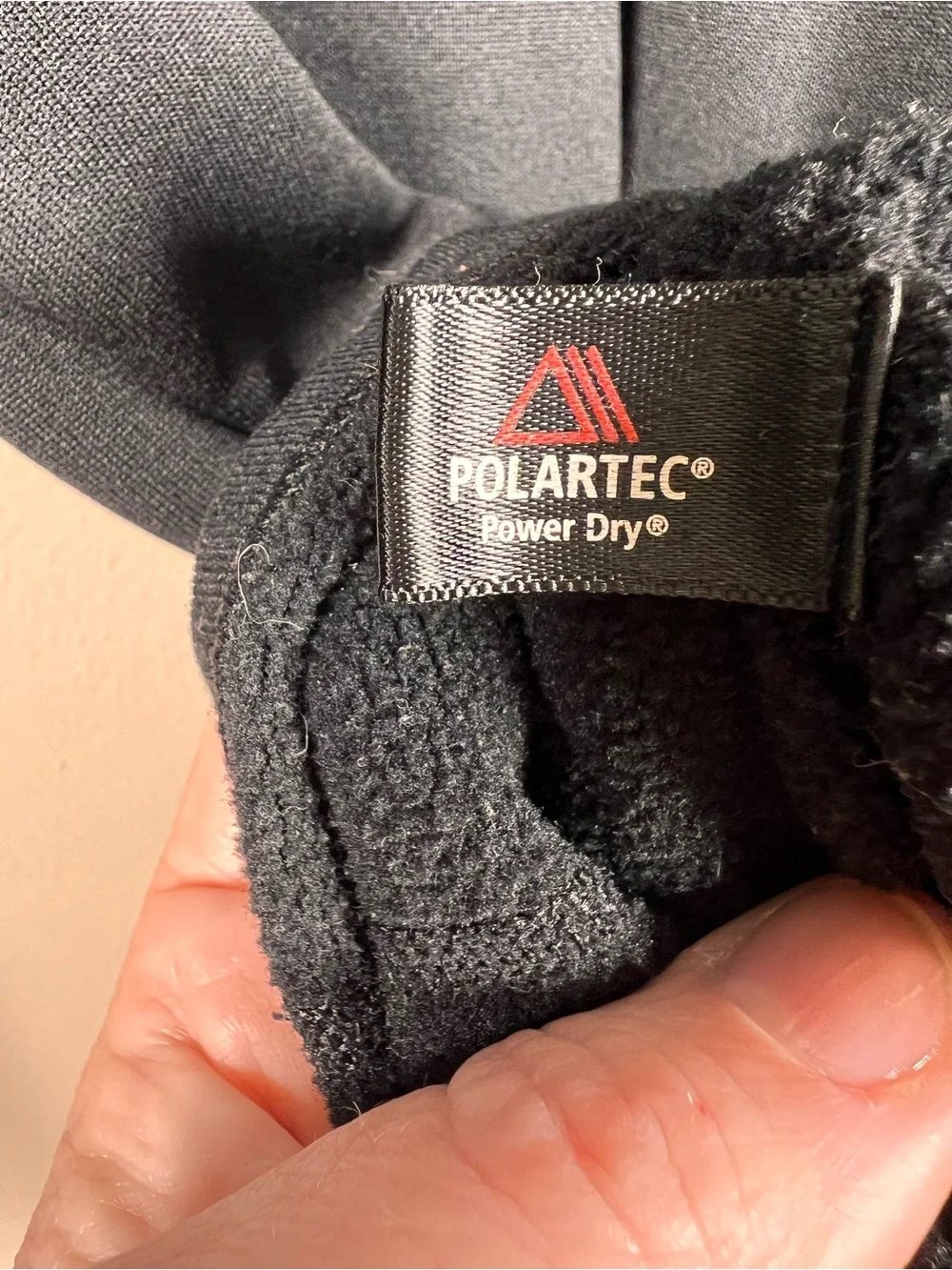 VTG Patagonia R1 Polartec Power Dry Black Quarter Zip Fleece Pullover Men L READ